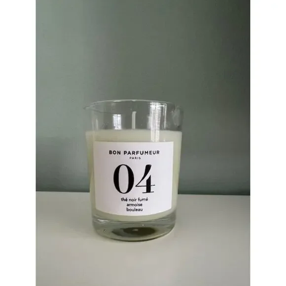 Bon Parfumeur Paris 04 Scented Candle Smoked Black Tea Mugwort Birch 2.4 oz- NEW - Picture 4 of 6